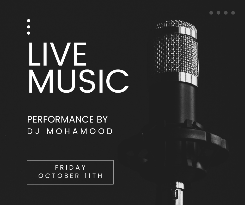 DJ Mohamood playing in the Hunt Pub